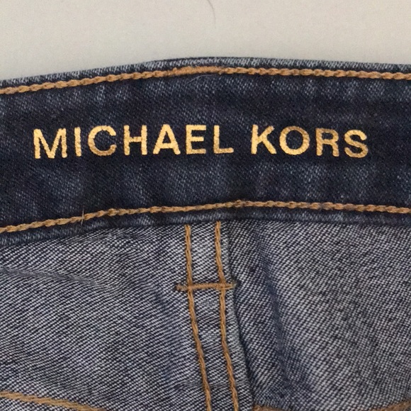 Michael Kors dark wash skinny jeans, size 8 *flaw* - Picture 5 of 7